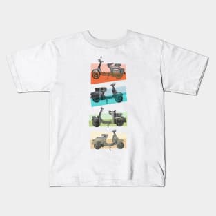 4 vespa fifties Kids T-Shirt